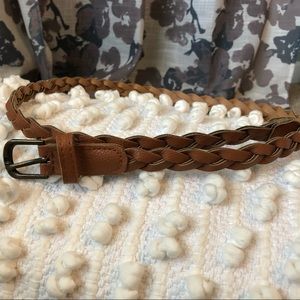 Brown Braided Belt